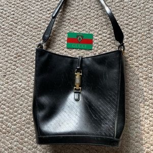 Gucci Purse Vintage 80s Black
